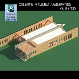 建筑模型图 效果图 多层建筑