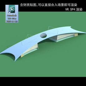 建筑模型图 效果图 多层建筑