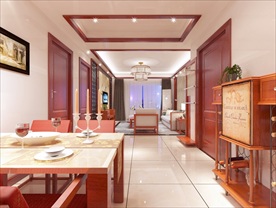 室内设计 客厅吊顶效果图