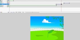 向日葵生长的动画10秒