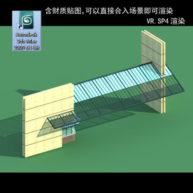 门卫室 门卫模型 厂区门卫