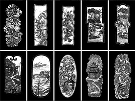 中国传统版画矢量合集