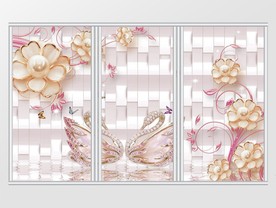 现代奢华珠宝移门