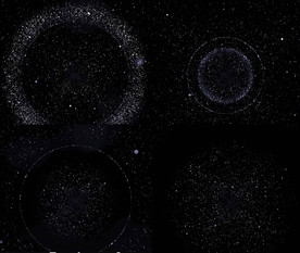 循环水波纹扩散粒子