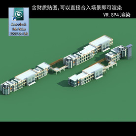 写字商业楼 商业群 现代商业