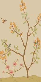 发财树中式装饰画玄关