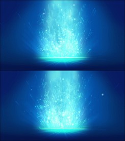 粒子散射舞台背景
