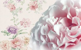 3D花朵玫瑰电视机背景墙