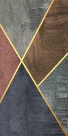 现代简约石纹抽象几何玄关