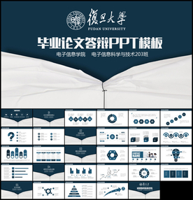 毕业论文答辩开题报告PPT模板