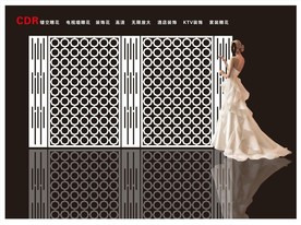 镂空隔断 菱形纹矢量素材 空隔