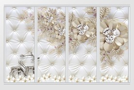 3d高端大气珠宝钻石移门