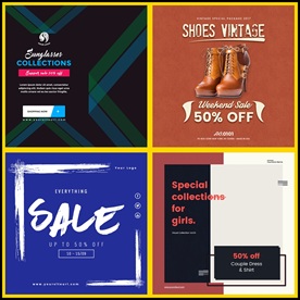 欧美外国英文排版艺术字创意主图