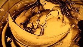 母亲节沙画祝福视频