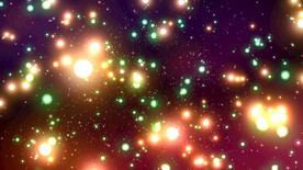 梦幻粒子酷炫演艺背景婚庆夜店蓝