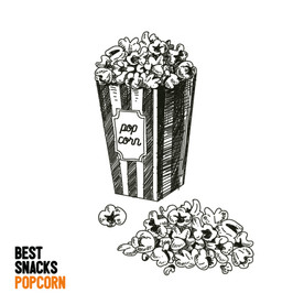 快餐西餐厅美食元素插画