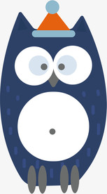卡通猫头鹰