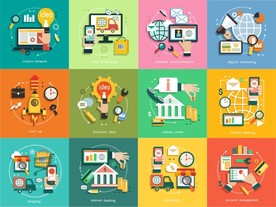 商务科技办公商业插画设计