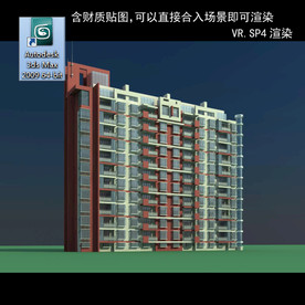 高层住宅 现代高层 小区 住宅