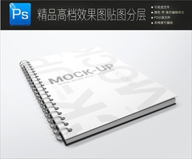 特殊烫银工艺书籍杂志样机图片