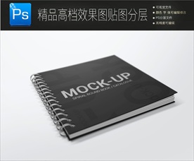 特殊烫银工艺书籍杂志样机图