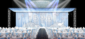 冰雪婚礼仪式区效果图
