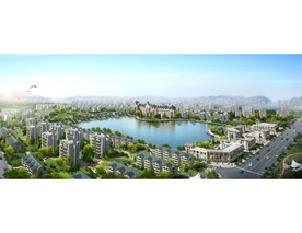 楼盘总规划设计效果图