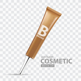 化妆品模板日用品模型挤压支管装