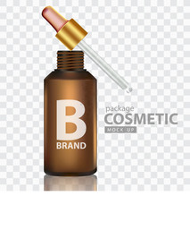 化妆品模板日用品模型滴管精华瓶