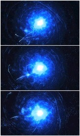 粒子波纹隧道背景视频