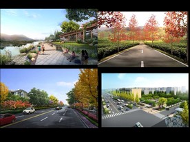 道路景观设计图