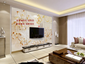 酒店电视墙纸样机