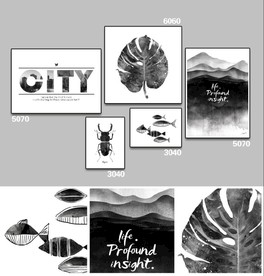 北欧装饰画素材