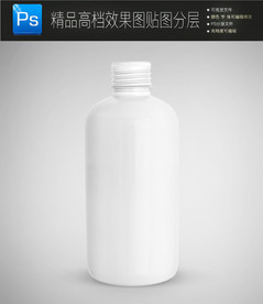 透明洗发液包装样机图片