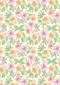 植物花卉图案2018印花面料