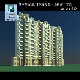 高层住宅 现代高层 小区 住宅