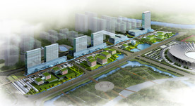 产业园鸟瞰效果图