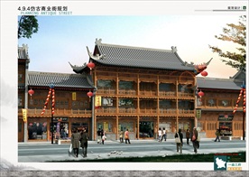 古建筑效果图 门楼牌坊 寺庙广