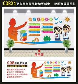 中小学生守则文化墙