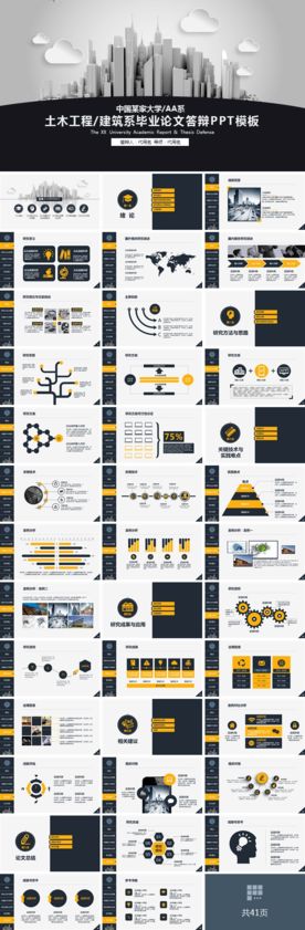 毕业论文答辩PPT模板
