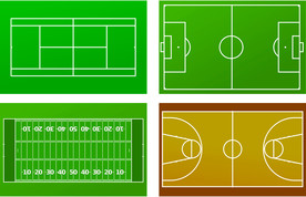 球场计分牌篮球足球羽毛球网球场
