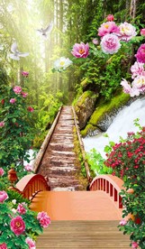 林间玄关背景墙