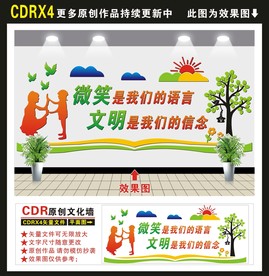 文明礼仪文化墙