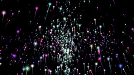 星光萤火虫粒子背景