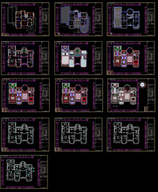 欧式别墅平面图纸