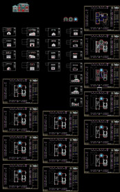 欧式别墅平面立面图