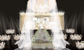 香槟色婚礼仪式区