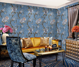 中式背景样机图