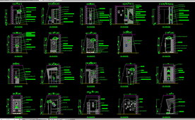 玄关衣帽柜施工图详图
