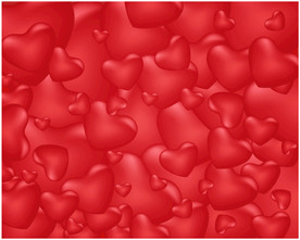 创意3D质感爱心